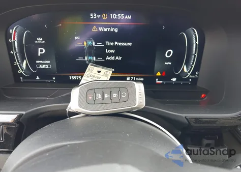 2025 Infiniti Qx60 Luxe Awd из США, поврежденный, VIN 5N1AL1FSXSC342501